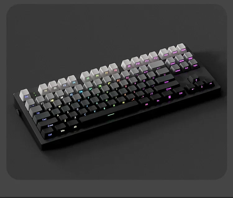 2025 Original Daylight Keycaps PTB Translucent, Side-engraved Oem 136 Keys, Customized To Fit 60/84/98/108 Mechanical Keyboards.