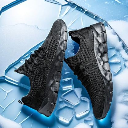 Zapatillas deportivas para hombre de malla ligeras; zapatos planos informales para mujer; zapatillas deportivas de running para hombre; zapatillas de tenis blandas y transpirables; zapatillas deportivas para hombre.