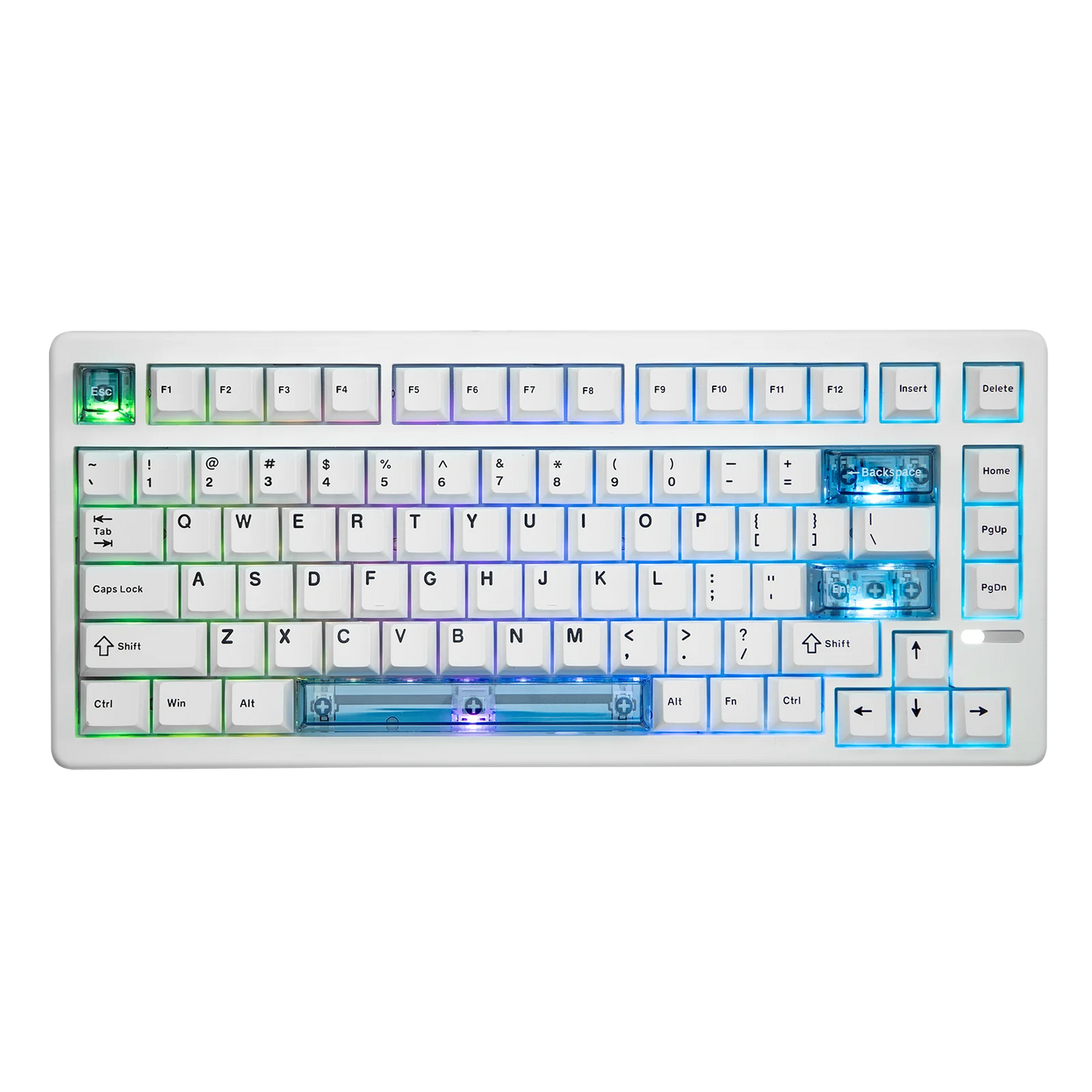EPOMAKER HE80 75% US-QWERTY-Layout Hot-Swap Creamy Gasket kabelgebundene magnetische Hall-Effekt-Mechaniktastatur DKS SOCD für PC/Mac