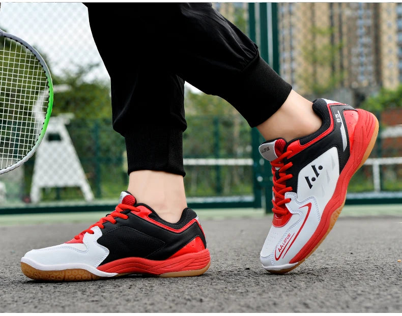 Chaussures de badminton originales décontractées de haute qualité pour hommes, baskets de tennis de table, vêtements de tennis de table, entraînement de degré, extérieur, volley-ball