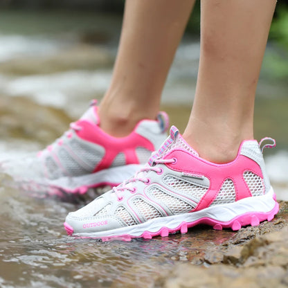 Frühjahr/Sommer Herren Damen Outdoor-Sneaker Trekking- und Wanderschuhe Sport- und Trail-Laufschuhe mit dicken Sohlen Sonderangebot Rabatt