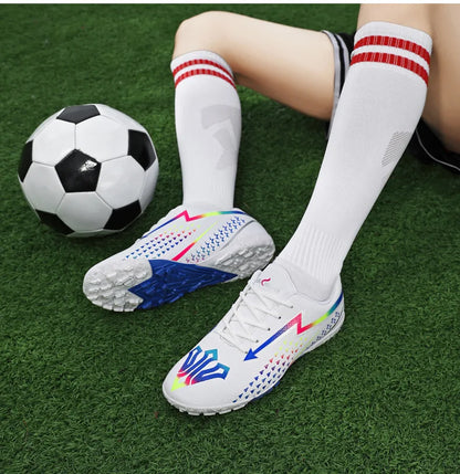 High Quality Men's Soccer Shoes for Society, Ultralight Turf Soccer Cleats Sneakers, Training Football Boots Chuteira Campo Sizes 35-45
