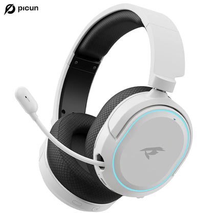 Picun G2 kabelloses Gaming-Headset Bluetooth 5.3 – 7.1-Surround-Sound, ENC-Mikrofon, 100H Akku, Low-Latency-Kopfhörer für PC, PS5, PS4, Switch & Mobile