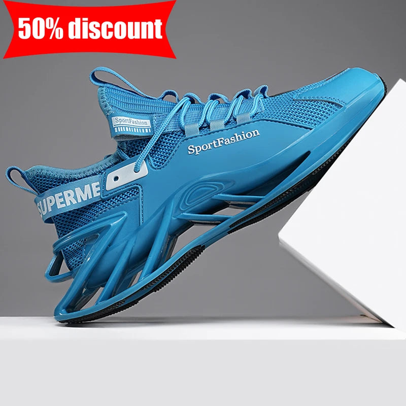 Mens Running Shoes New Mesh Breathe Sole Anti Slip Wear Resistant Daily Sports Trendy Fashion Casual Sneakers for Men