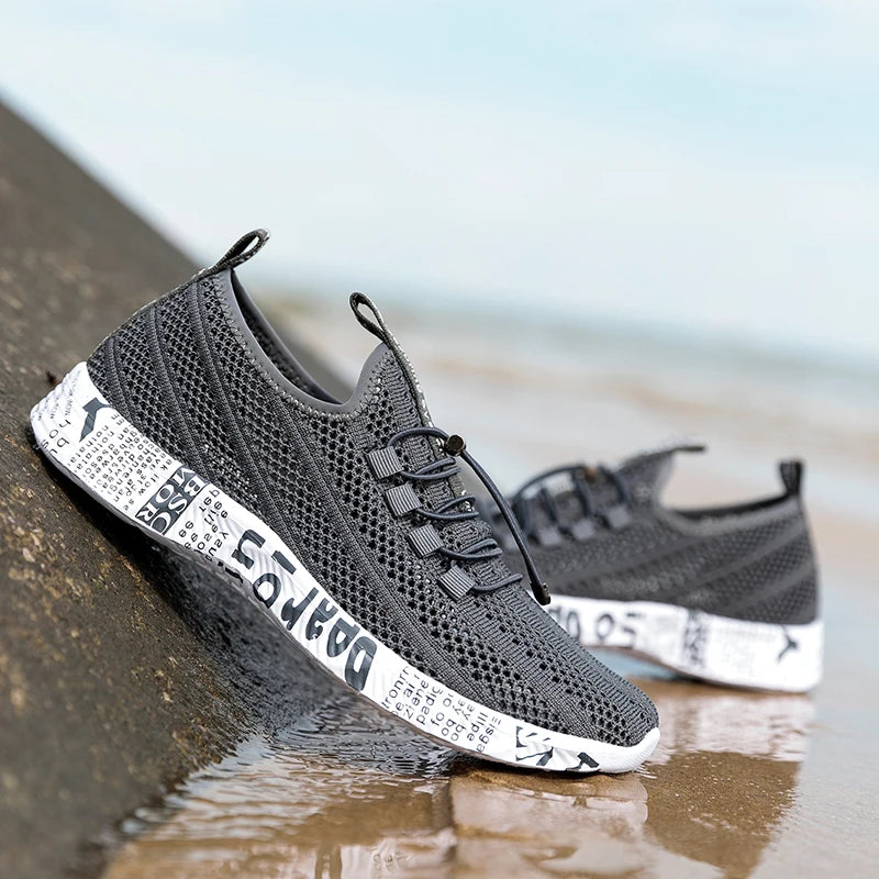 Herren Damen Aqua-Schuhe Watschuhe Wasser stromaufwärts Outdoor-Sport Strand-Sneaker Canyoning Camping Amphibisch Flusswandern Bach
