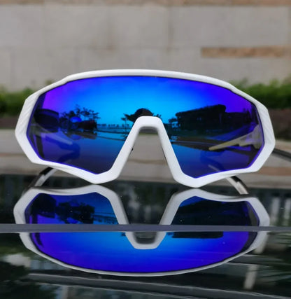 Kapvoe Herren-Marken-Angelbrille, Mountainbike- und Radfahrbrille, Damen-Rennradbrille, Fahrradbrille, Radsportbrille, Oculos Ciclismo