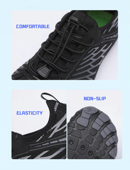 Men Water Shoes Women Beach Barefoot Aqua Shoes Quick Dry Swimming Wading Sports Sneakers Upstream Boating Fishing Surf Sneakers