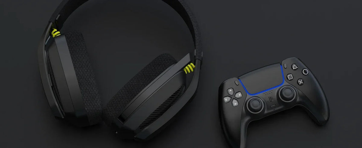BINNUNE BW06 Casque Gaming Sans Fil 2.4GHz Bluetooth avec Micro pour PS5 PS4 PC Mac PlayStation Casque Micro Gamer Réducteur de Bruit Stéréo Immersif pour Joueurs