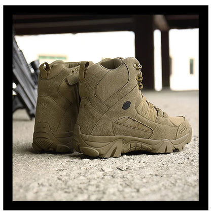 Men Tactical Boots Boots Men Desert Waterproof Work Safety Shoes Hiking Shoes Ankle Men Outdoor Boots