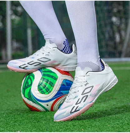 Nouvelles chaussures de football pour hommes, adaptées à la pratique sur gazon, ultralégères, antidérapantes, baskets de sport pour activités de plein air, chaussures de football professionnelles, chaussures d'entraîne