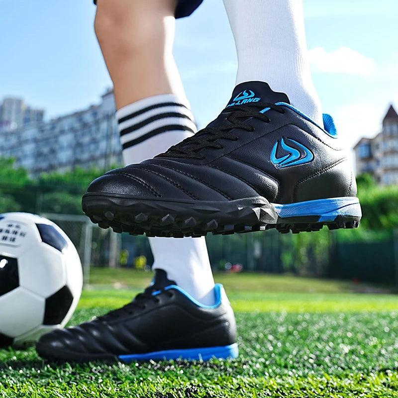 Unisex Large Size Adult Training Game Sneakers Indoor Outdoor Lawn Youth Student Sport Soccer Shoes 39-45#