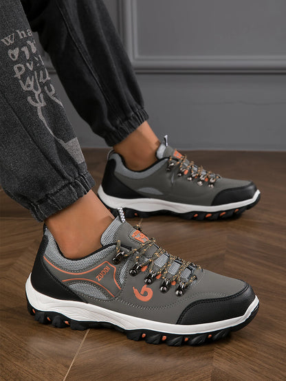 Chaussures de randonnée pour homme - Chaussures de sport de randonnée respirantes - Chaussures de sport ultra-légères pour la randonnée, le camping et la course à pied en plein air - Chaussures de sport antidérapantes