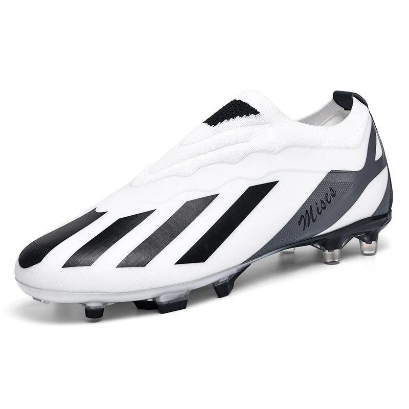 New Men Soccer Shoes Cleats Outdoor Sport Training Breathable Football Boots Long Spikes FG Boys Non Slip Match Comfortable