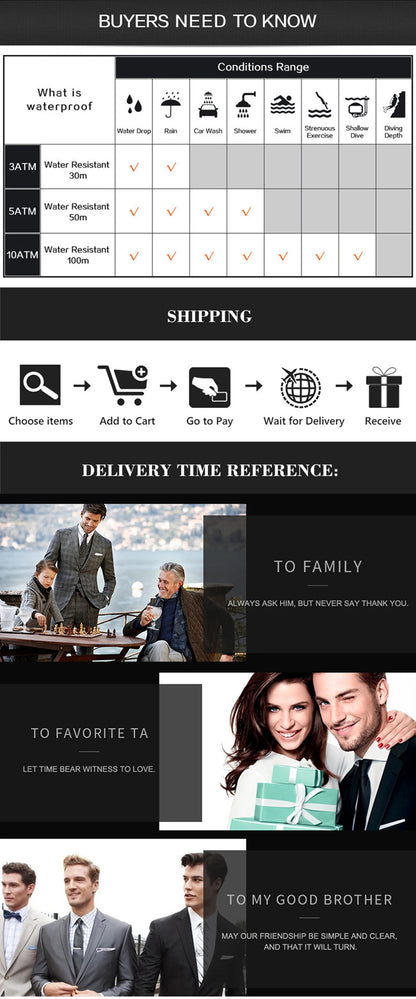 POEDAGAR Business Man Wristwatch Date Chronograph Waterproof Luminous Luxury Men Watch Stainless Steel Quartz Men's Watches Male