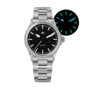 MILITADO ML18 36mm  Watch VH31 Sweep second Quartz Movement 316L Steel Sapphire BGW9 Lume 100M Waterproof Men's Wristwatch