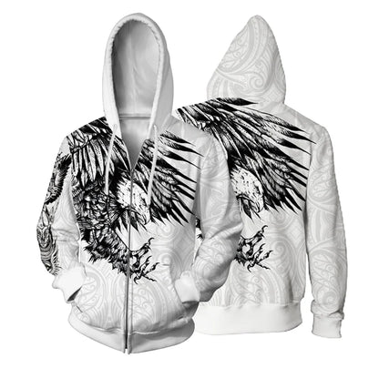 Autumn Sweatshirt New In Hoodies & Sweatshirts Comfortable Fashion Skull Print Keep Warm Clothing Man Hoodie Men's Clothing Tops