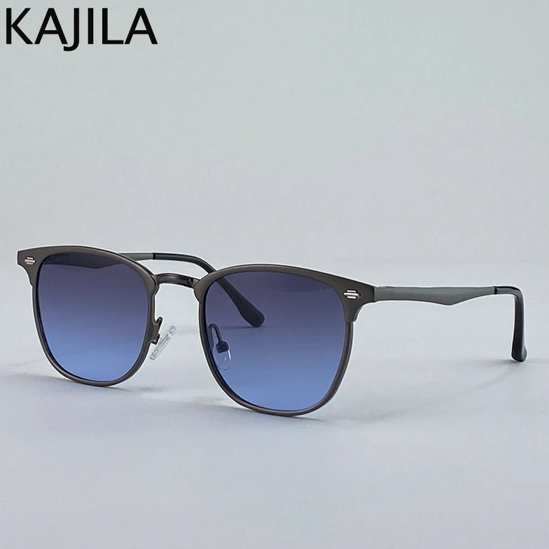 Steampunk Square Sunglasses Men 2026 Luxury Brand Metal Frame Retro Punk Sun Glasses Male Driving Shades Vintage Eyewear UV400