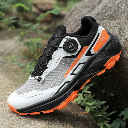 Chaussures de randonnée élégantes pour homme : baskets de trekking résistantes avec doublure moelleuse et chaude pour l'hiver – Chaussures pour homme