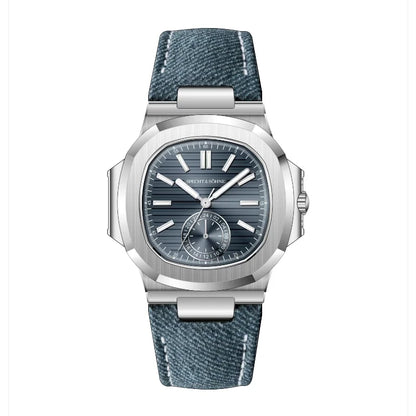 Specht & Söhne New Classic 40.8MM Ultrathin Watch For Men Japan VH60 Movt Sapphire Crystal 5980 Sports Wristwatch 50M Waterproof