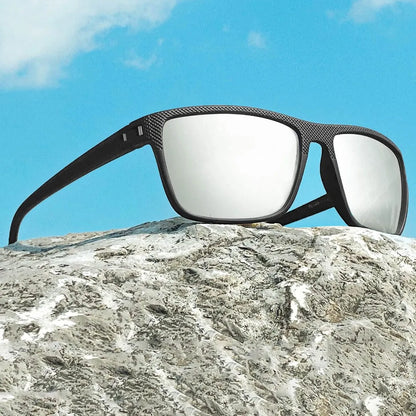 CRIXALIS Vintage Square Polarized Sunglasses for Men Women Retro Trendy Sun Glasses Male Driving Fishing Mirror Shades UV400