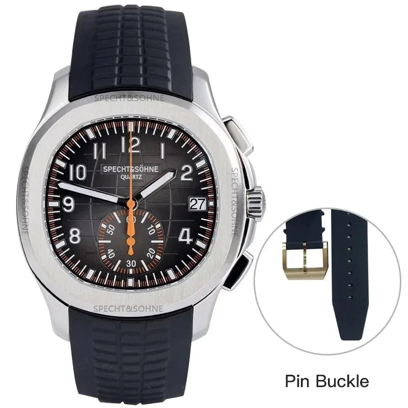 2026 High Quality Men's Watches Luxury Brand Japan VD53 Chronograph Sports Classic 5167 Quartz Watch Stainless Steel Waterproof