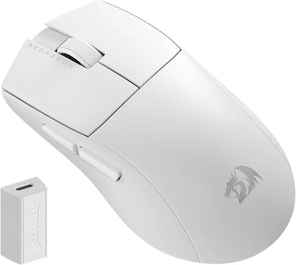Redragon M916 PRO 3 režimų belaidė žaidimų pelė, Hype-Speed 4K apklausos dažnis, 49G itin lengva 26K DPI žaidėjo pelė