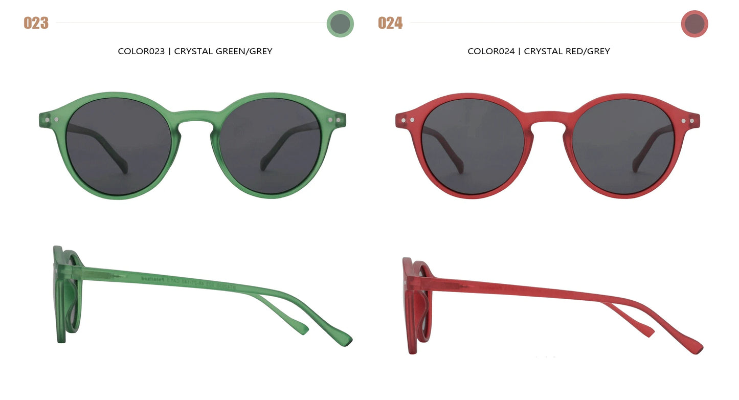 ZENOTTIC (S Size) Retro Circular Polarized Sunglasses 2026 2025 Men Women Vintage Small Round Sun Glasses UV400 Goggles Shades