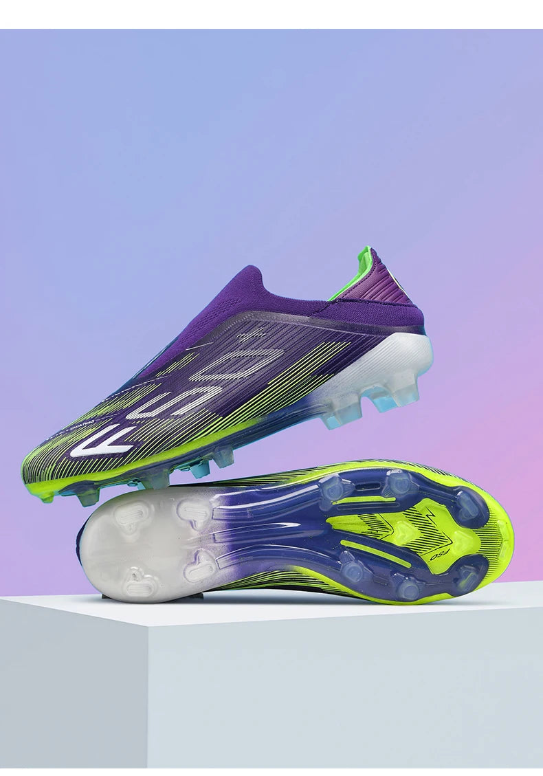 New Men's Soccer Shoes Match Football Boots Sneakers Non-Slip Grass Cleats High-Quality Futsal Indoor Hot-Selling High-Top Outdoor