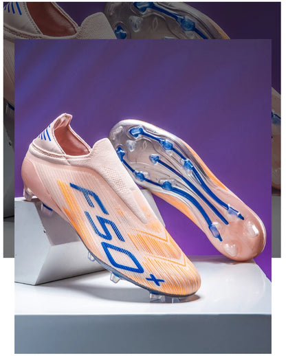 Men's Soccer Shoes Grass Football Boots Ultralight Sport Comfortable Indoor Cleats Non Slip Fg Turf Futsal Adult Non-Slip