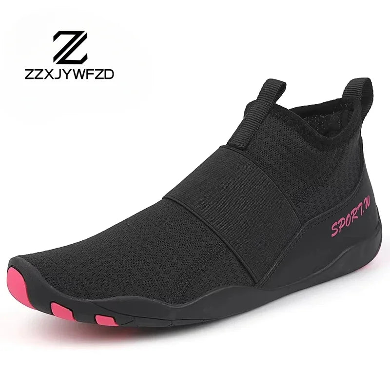 Sapatilhas aquáticas unissexo de cano alto para desporto ao ar livre, caminhada, travessias na água, natação, praia, fitness, mergulho e surf, estilo barefoot