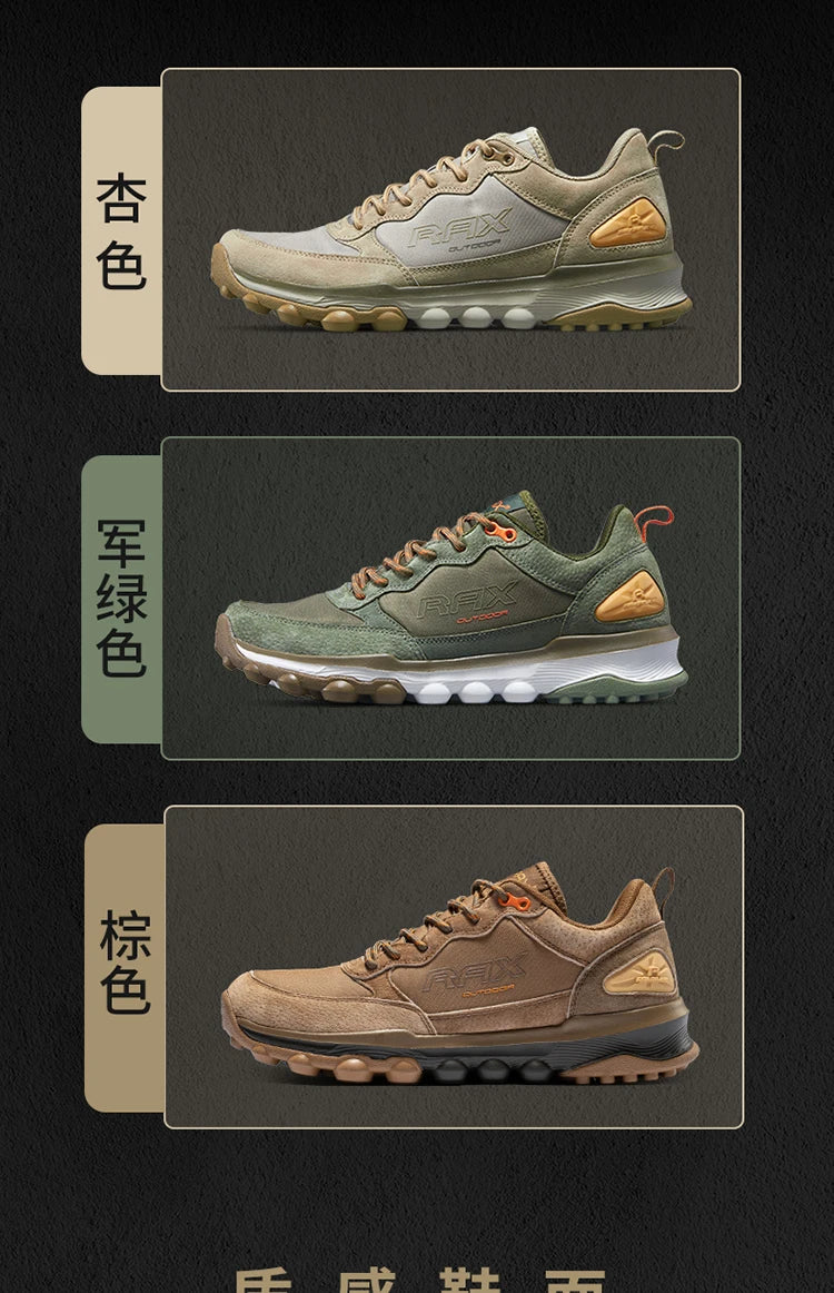 RAX Sapatos de caminhada respiráveis para homem, leves, para caminhadas, trekking e travessias de água, ténis desportivos, ténis de exterior para homem