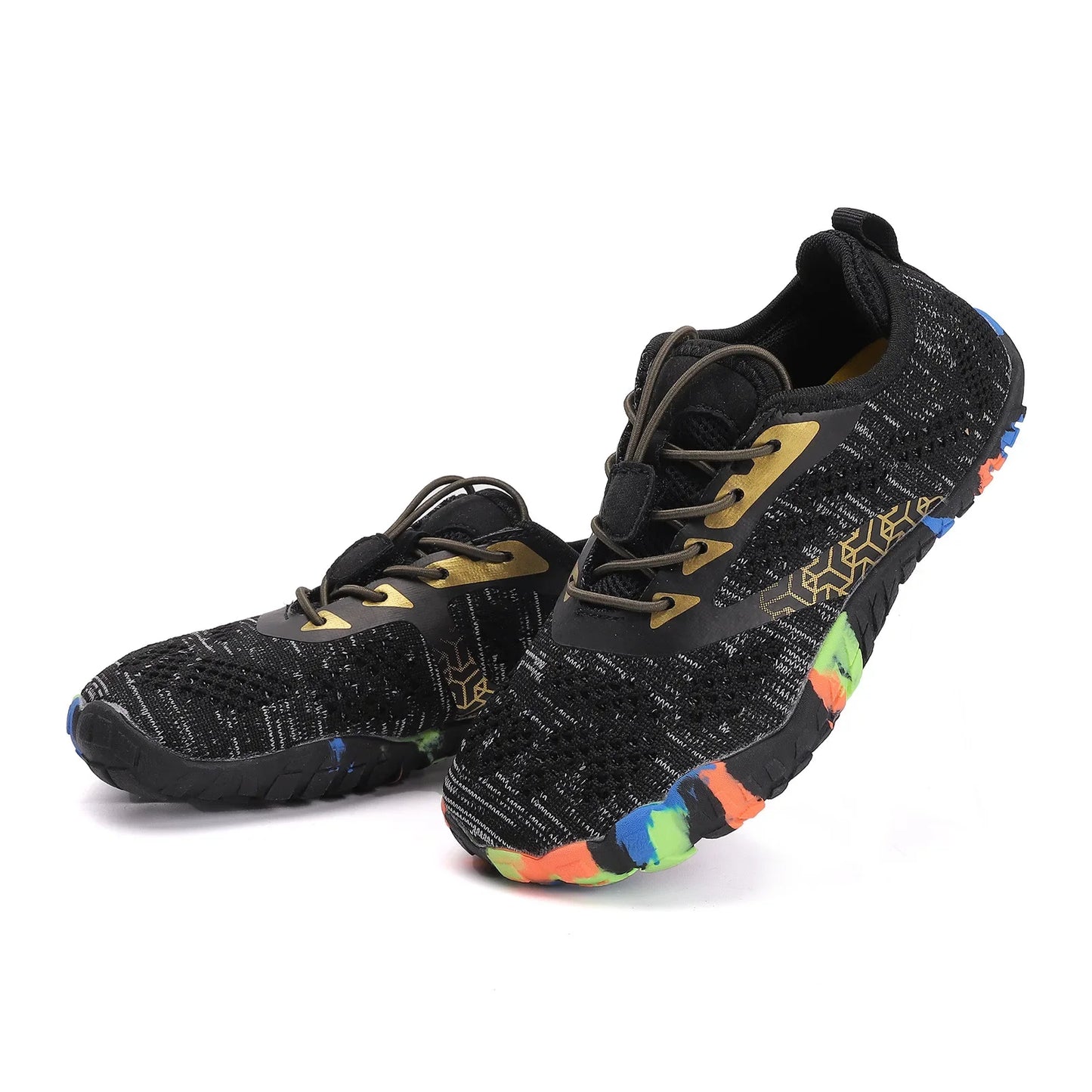 New Children's Aqua Shoes Women Colorful Walking Sports Upstream Wading Sneaker Breathable Mesh Five Fingers Swimming Water Shoe