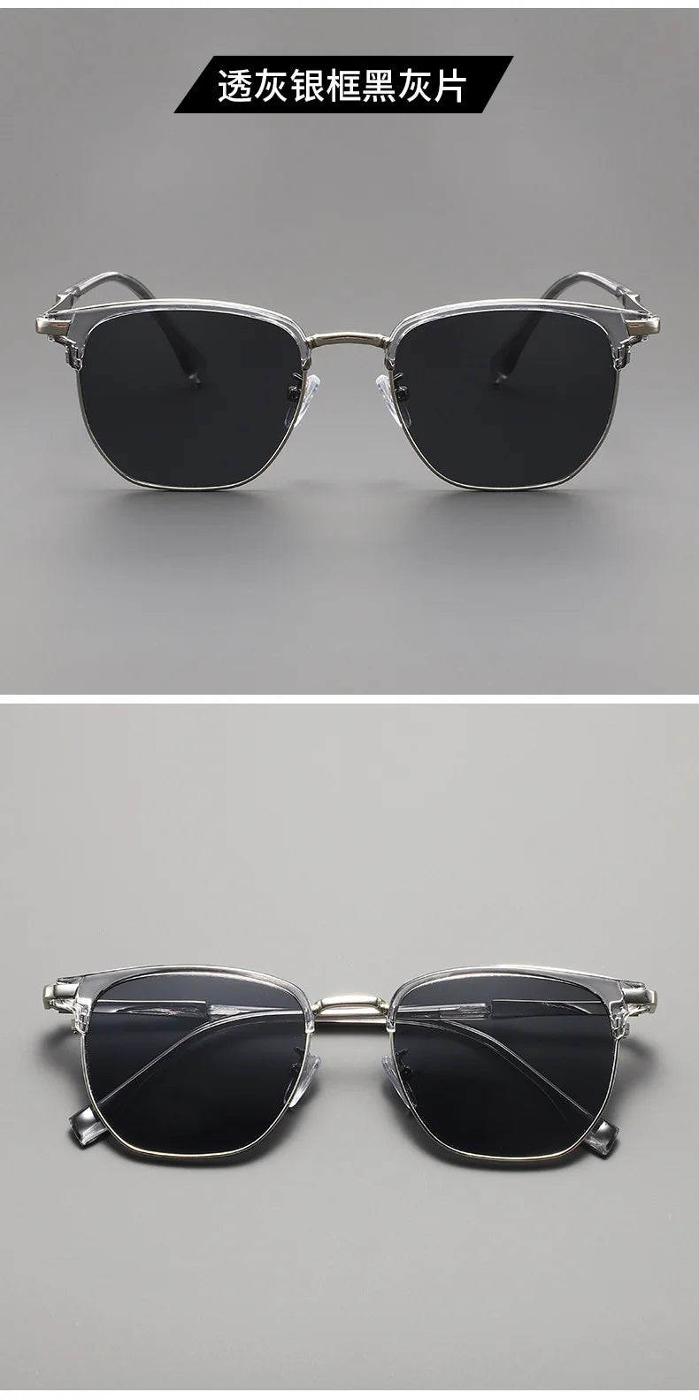 New Arrival Vintage Square Sunglasses Women Men Metal Frame Sun Glasses Female Eyewear Sunglasses for Male Female Eyeglasses