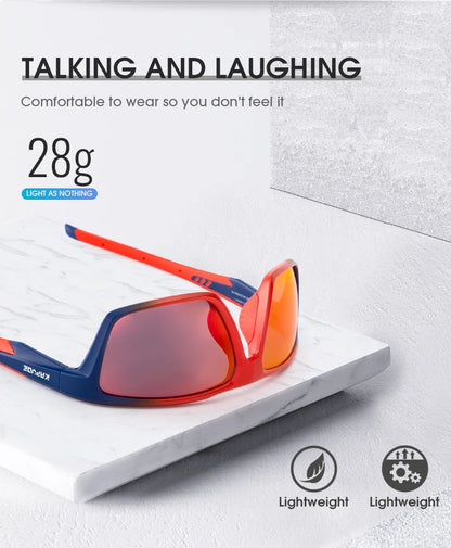 Occhiali da sole polarizzati Kapvoe da uomo alla moda, occhiali da ciclismo, occhiali UV400 per uomo e donna, occhiali da sole per guida, arrampicata e sport all’aperto
