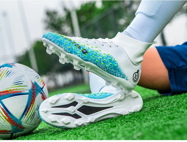 Men Professional Football Shoes Society Cleats Soccer Shoes Original Indoor Football Field Boots Grass Training TF/FG Sneaker