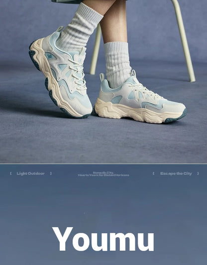 Xtep Casual Shoes Spring And Summer Lightweight Sports Shoes Thick Sole Fashionable Street Style Sneakers 875319320004