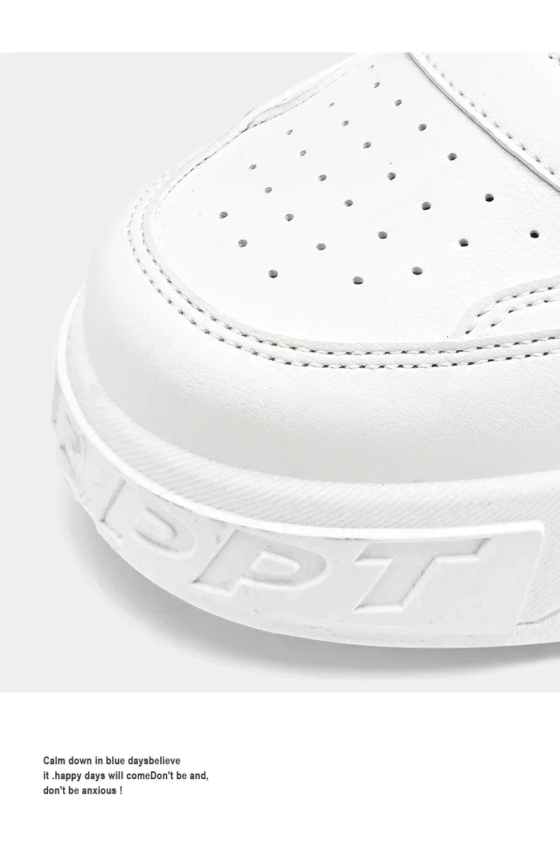 Scarpe da skateboard da uomo, sneakers estive, in pelle, casual, alla moda, per attività all'aperto, corsa, sport, escursionismo, tennis, con zeppa, di marca, di lusso