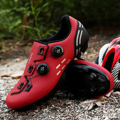 Scarpe da ciclismo di alta qualità da uomo SPD autobloccanti per bici da corsa, scarpe sportive da donna MTB da montagna antiscivolo 36-47