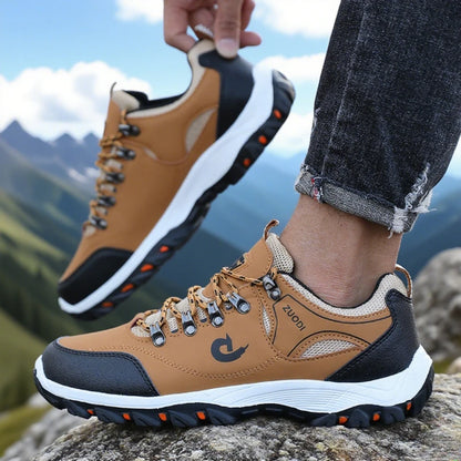 Men's Outdoor Hiking Shoes Lightweight Comfortable Breathable Shoe Waterproof Camping Running Shoes Male Tennis Walking Sneakers