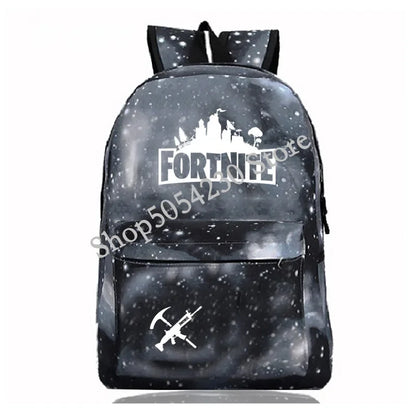 Fortnite Children's Backpack Large Capacity Bolsa Escolar High Quality Waterproof Men Women Victory Game Stationary Kid Rucksack