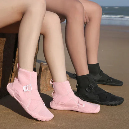 Sapatilhas aquáticas unissexo de cano alto para desporto ao ar livre, caminhada, travessias na água, natação, praia, fitness, mergulho e surf, estilo barefoot