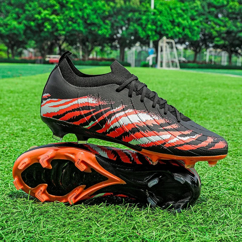 Herren-Fußballschuhe Sport Ultraleicht Rutschfest Outdoor Erwachsene Stollen Spiel Unisex-Fußballschuhe Bequem Rasen Hochwertig