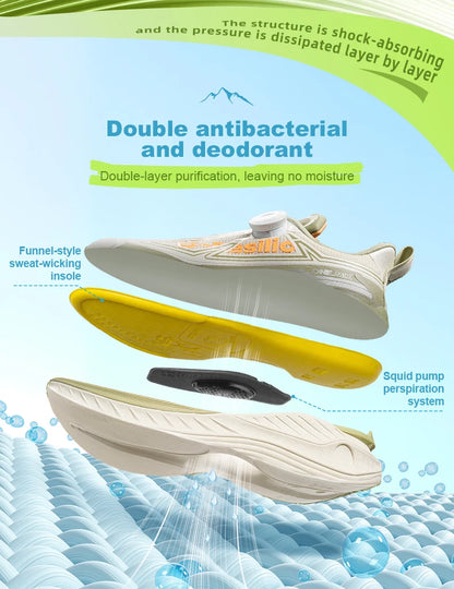 ONEMIX Sapatos Desportivos Casuais de Outono-Inverno para Viagens, Sapatos de Caminhada ao Ar Livre para Homem, Sapatos Leves e Antiderrapantes, Sapatos de Trekking para Homem