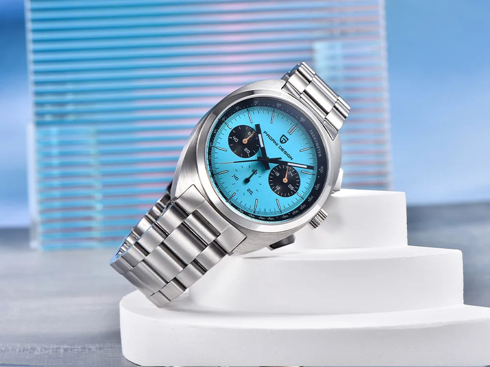 2026Pagani design watch luxury men's quartz watch speed men's chronograph top brand all-steel sapphire diving relógios masculino