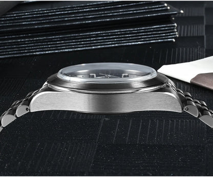 San Martin New 39mm Sport Watch Enamel Dial NH35 Automatic Mechanical Men Dress Watch Sapphire Waterproof 100m Luminous SN0053
