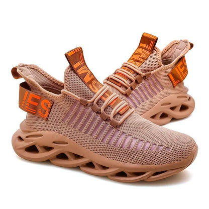 MAEDEF-Baskets confortables et décontractées en maille pour homme, chaussures de course respirantes à plateforme, de sport, de marche et de tennis
