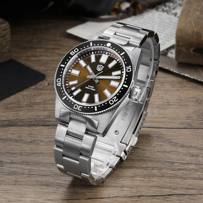 WATCHDIVES WD1965 V2 Men’s Luxury Dive Watch VH31 Quartz, Sapphire Crystal, Stainless Steel & 200M Water Resistant