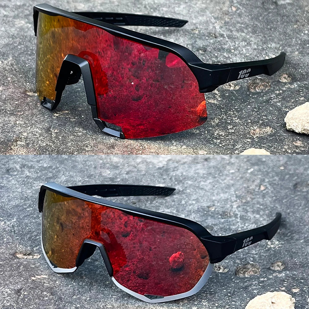 100 Fahrradsonnenbrillen, Radbrillen für Herren, MTB-Brillen, Damen, Outdoor, Camping, Wandern, Sport, UV400, Fahrradbrillen