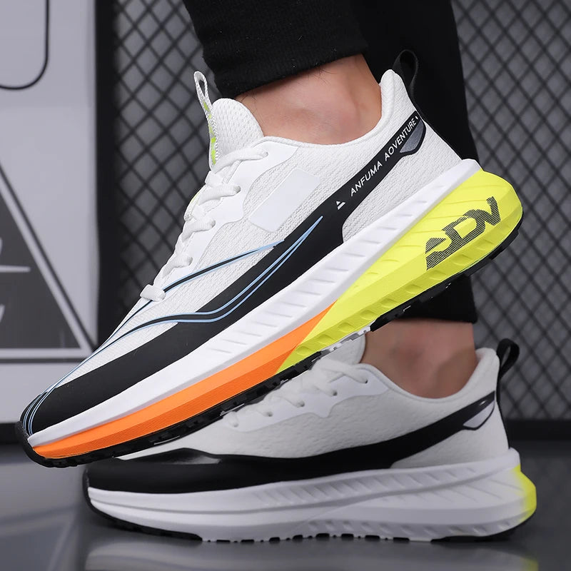 Sapatos de caminhada para homem, para atividades ao ar livre, antiderrapantes, de boa qualidade, modernos, rasos, resistentes ao desgaste, respiráveis, ténis casuais, desportivos, de corrida, para homem