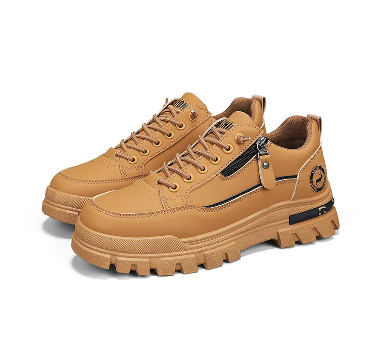 Chaussures de sport décontractées pour homme, pour la randonnée et les activités de plein air, tendance, mode urbaine, confortables, à semelle épaisse